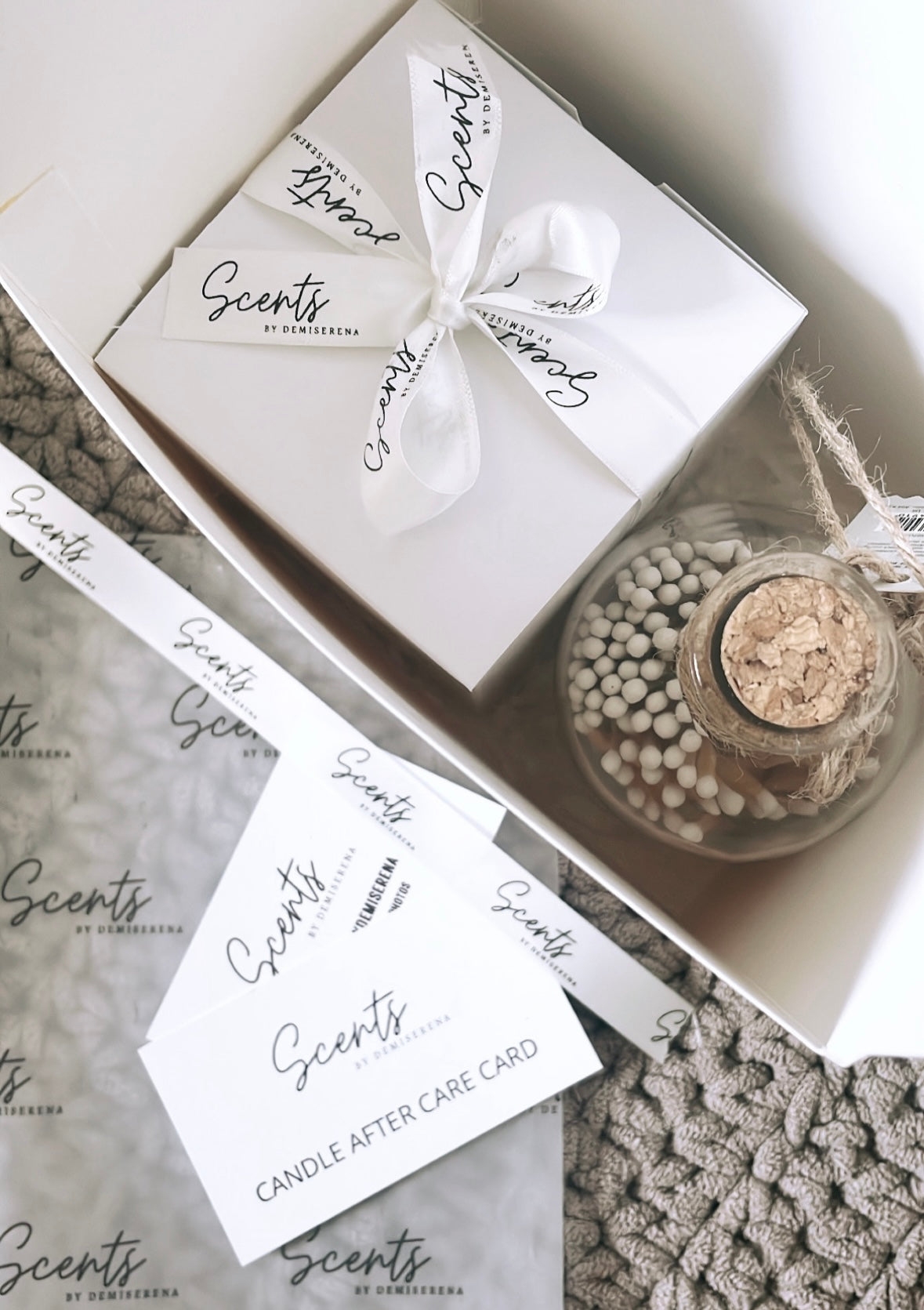 Candle&match stick giftset