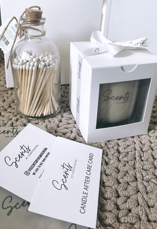 Candle&match stick giftset